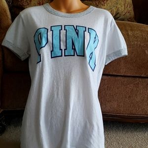PINK Victoria's Secret baseball ringer tee!